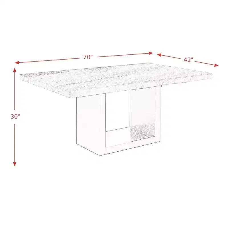 Tavolo da Pranzo Standard Bianco: Moderno, 6 Posti, MDF e Impiallacciatura in Legno