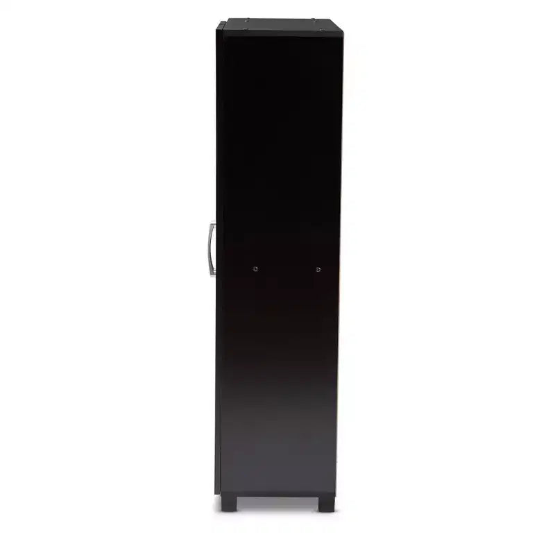 2 Ante Mobile Scarpiera Ingresso in Legno con Ripiani a Giorno Marrone - : Organizzatore per Armadio, Finitura Wengè