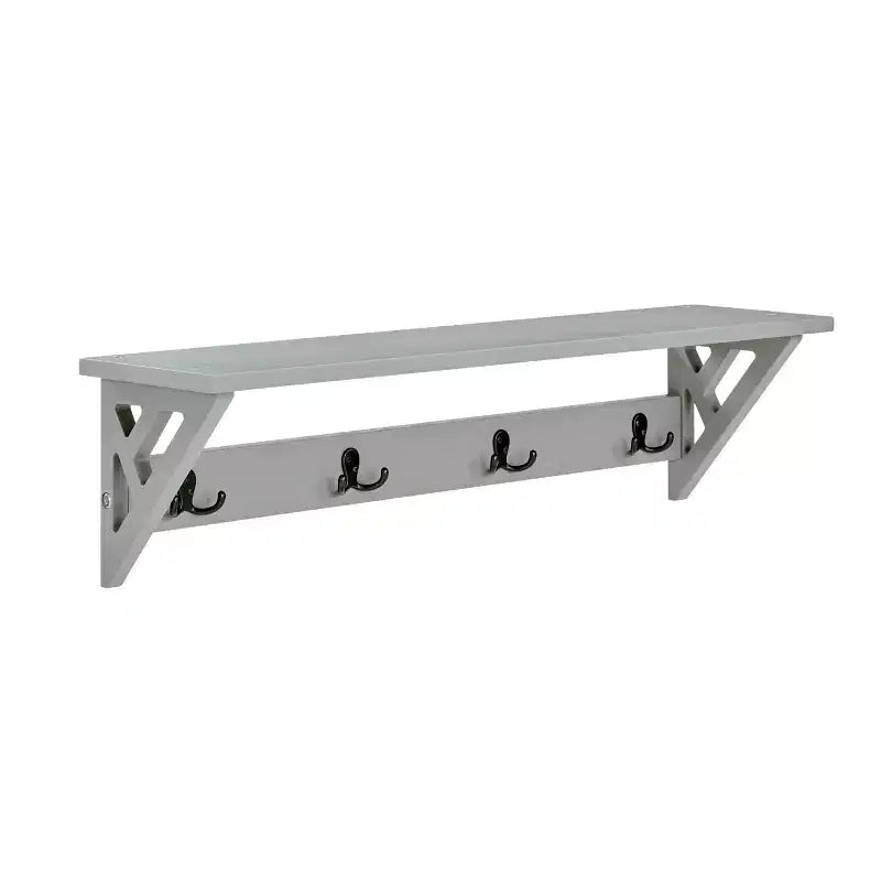 Appendiabiti con mensola Middlebury da 36" Grigio