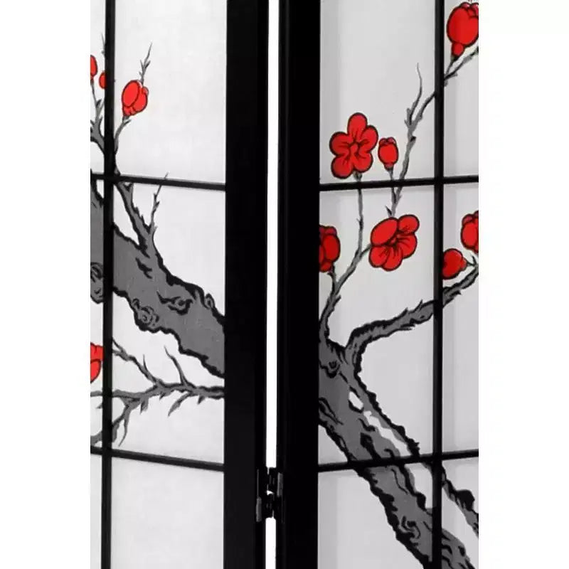 Oriental Furniture Paravento Shoji Blossom Alto 180 cm