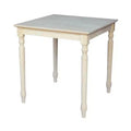 30 Square Solid Table Unfinished - International Concepts