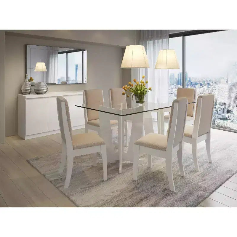 62.99 Credenza Buffet Viennese a 6 Ripiani - Manhattan Comfort