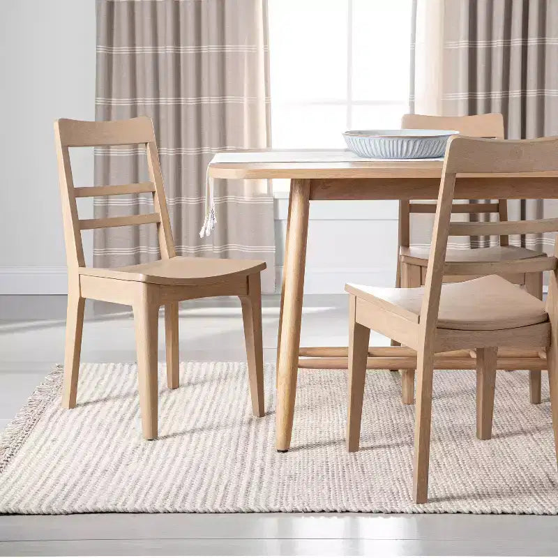 2pk Wood Ladder Back Dining Chair Set - Hearth & Hand with Magnolia