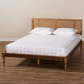 Letto a piattaforma in legno Frassino Noce