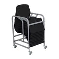 ECR4Kids The Surf Portable Activity Lap Desk with Mobile Storage Cart, 10-Pack
