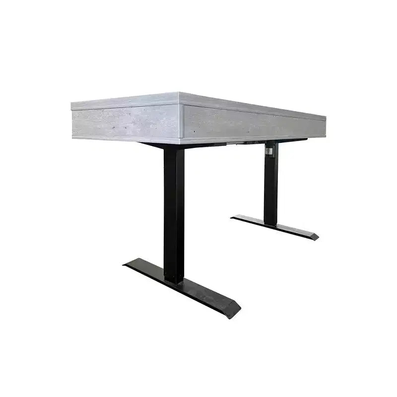 Scrivania Sit/Stand Elettronica Moderna per Ufficio in Laminato di Legno