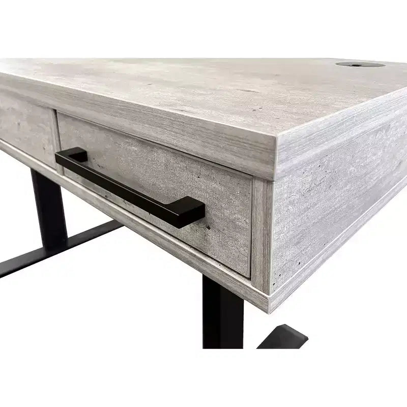 Scrivania Sit/Stand Elettronica Moderna per Ufficio in Laminato di Legno