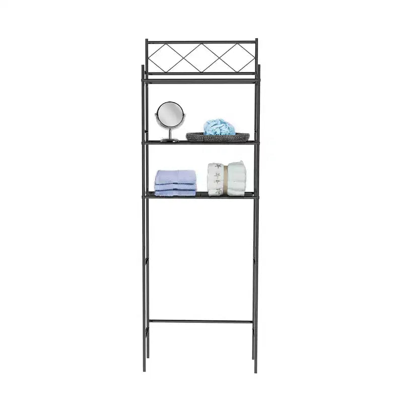 Metal Over The Toilet Space Saver and Organizer - J&V TEXTILES